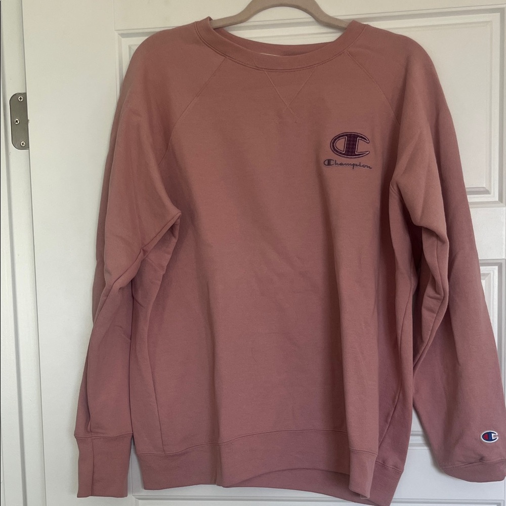 Champion Mauve Sweatshirt with Logo